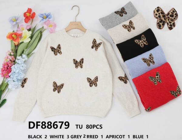 Swetry damskie (Francja produkt) Roz Standard, Mix kolor, Paszka 8 szt