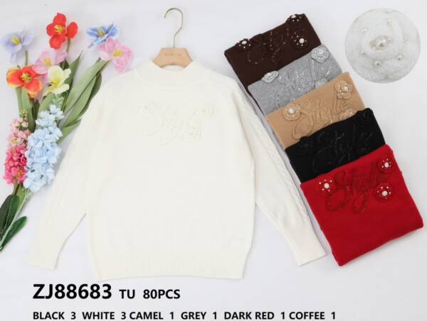 Swetry damskie (Francja produkt) Roz Standard, Mix kolor, Paszka 8 szt