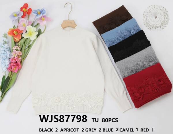 Swetry  damskie (Francja produkt) Roz Standard, Mix kolor, Paszka 8 szt