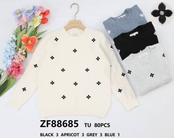 Swetry  damskie (Francja produkt) Roz Standard, Mix kolor, Paszka 8 szt