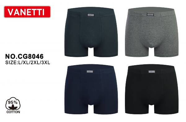 Bokserki męskie Roz L-3XL, Mix kolor Paczka 24 szt