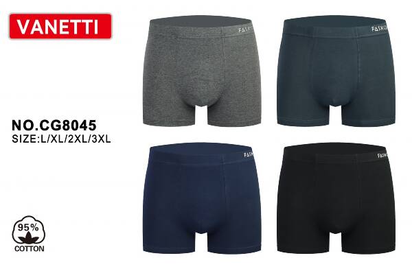 Bokserki męskie Roz L-3XL, Mix kolor Paczka 24 szt