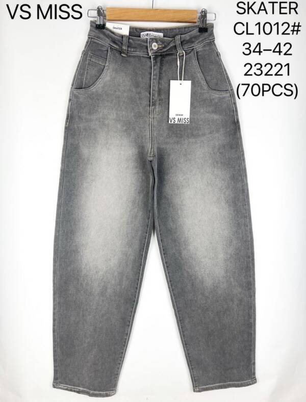 Spodnie damskie jeans Roz 34-42, 1 Kolor Paczka 10 szt