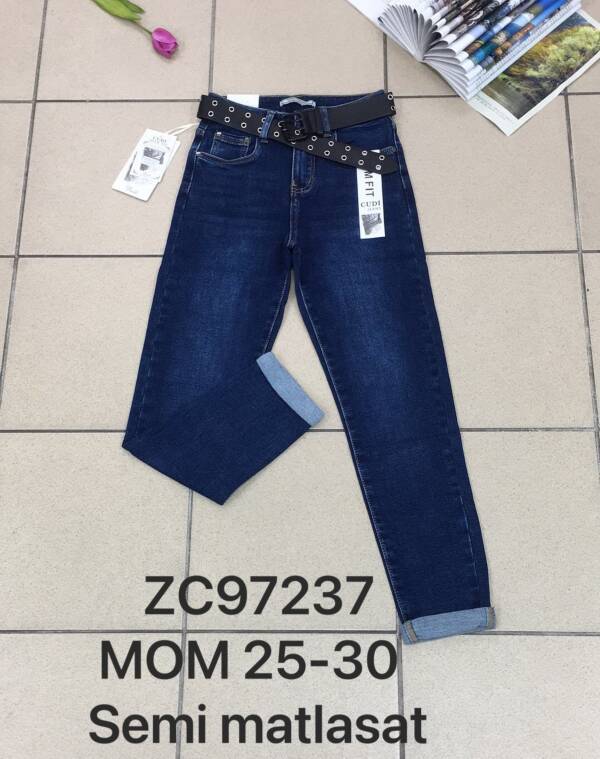 Spodnie damskie jeans Roz 25-30, 1 Kolor Paczka 12 szt
