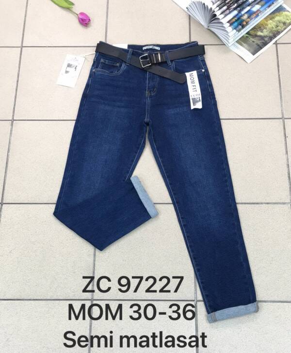 Spodnie damskie jeans Roz 30-36, 1 Kolor Paczka 12 szt
