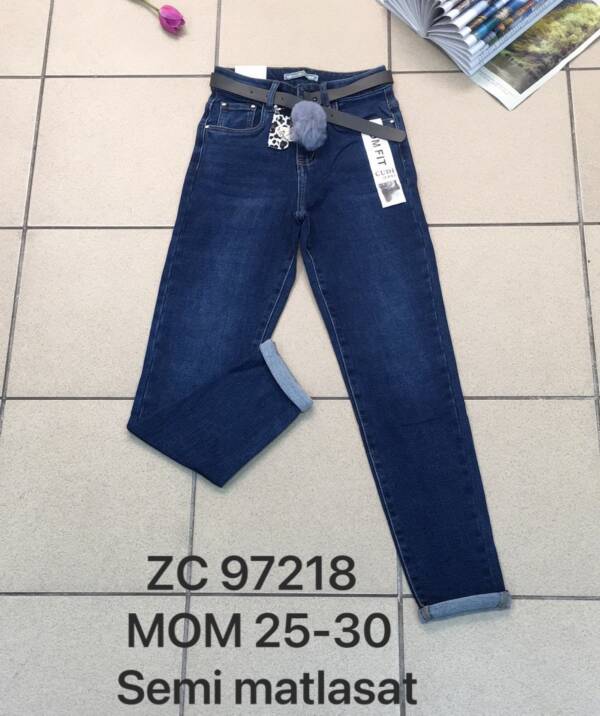 Spodnie damskie jeans Roz 25-30, 1 Kolor Paczka 12 szt