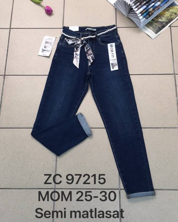 Spodnie damskie jeans Roz 25-30, 1 Kolor Paczka 12 szt