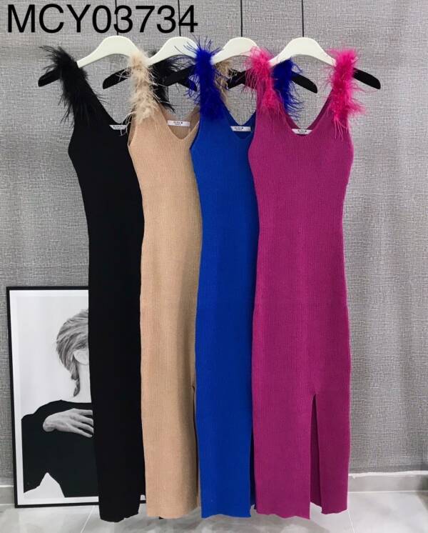 Sukienki damskie (Francja produkt) Roz Standard, Mix kolor, Paszka 12 szt