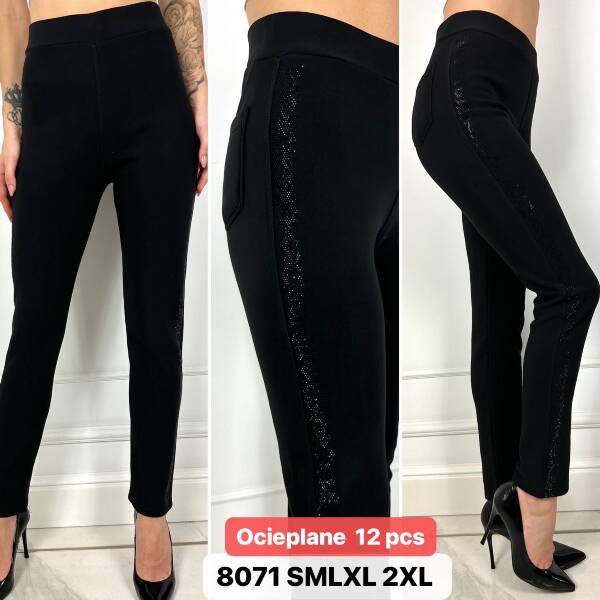 Leginsy damskie Roz S-2XL, 1 Kolor Paczka 12 szt
