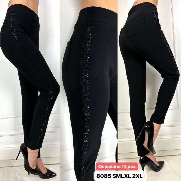Leginsy damskie Roz S-2XL, 1 Kolor Paczka 12 szt