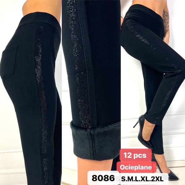 Leginsy damskie Roz S-2XL, 1 Kolor Paczka 12 szt
