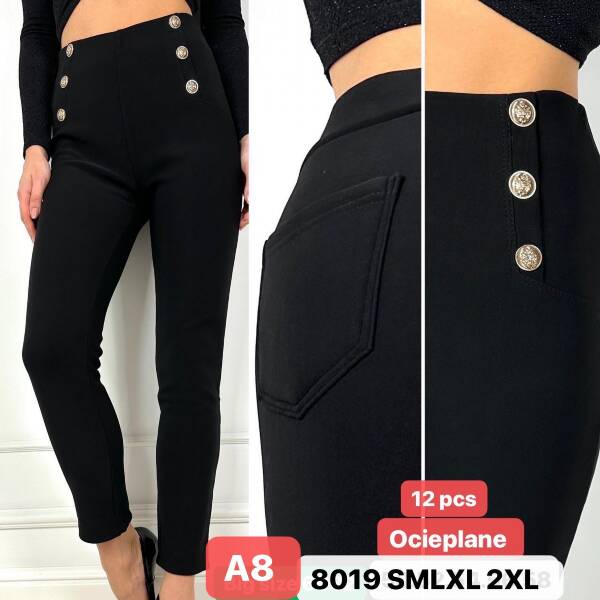 Leginsy damskie Roz S-2XL, 1 Kolor Paczka 12 szt