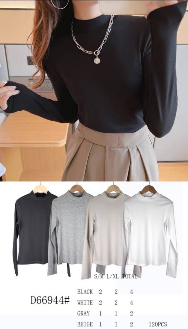 Swetry damskie (Francja produkt) Roz S/M-L/XL, Mix kolor, Paszka 12 szt