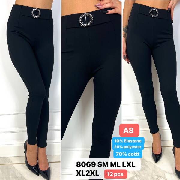 Leginsy damskie Roz S-2XL, 1 Kolor Paczka 12 szt