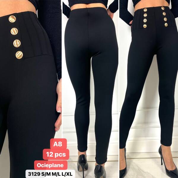 Leginsy damskie Roz S-XL, 1 Kolor Paczka 12 szt