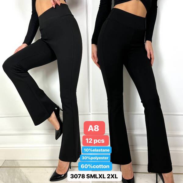 Leginsy damskie Roz S-2XL, 1 Kolor Paczka 12 szt