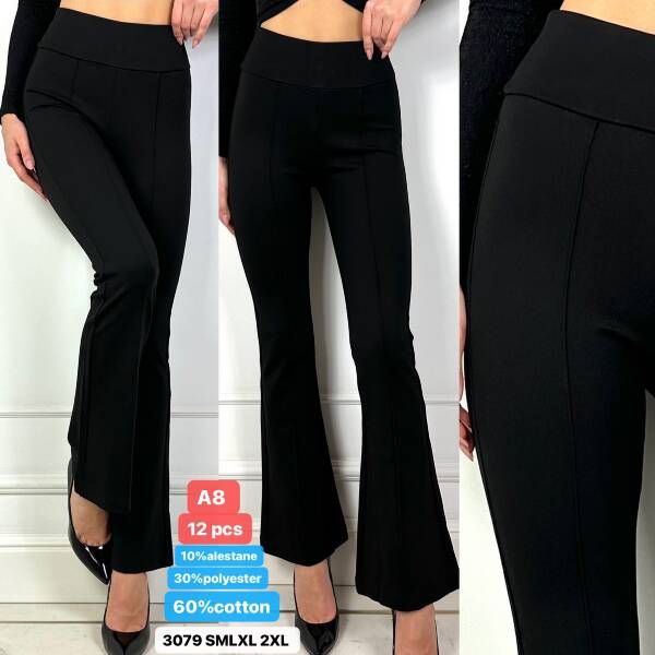 Leginsy damskie Roz S-2XL, 1 Kolor Paczka 12 szt