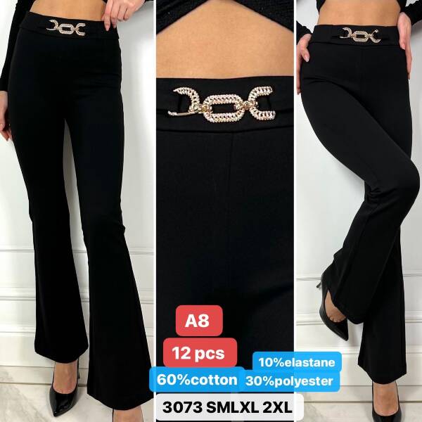 Leginsy damskie Roz S-2XL, 1 Kolor Paczka 12 szt
