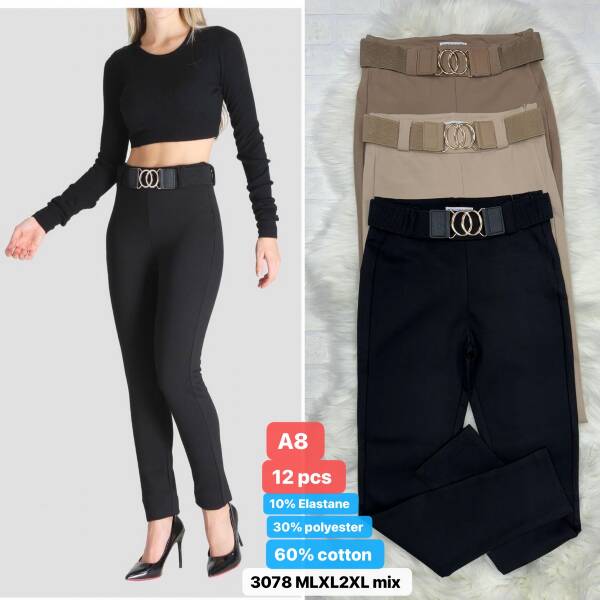 Leginsy damskie Roz M-2XL, Mix Kolor Paczka 12 szt