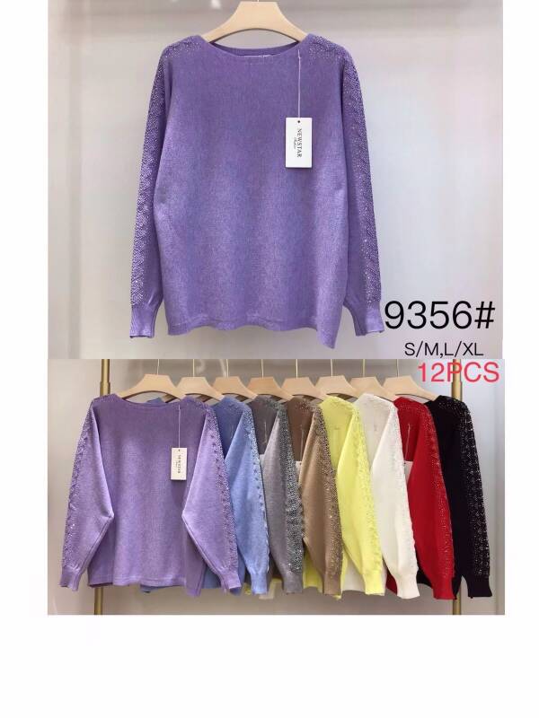 Swetry damskie Roz S/M-L/XL, Mix Kolor Paczka 12 szt