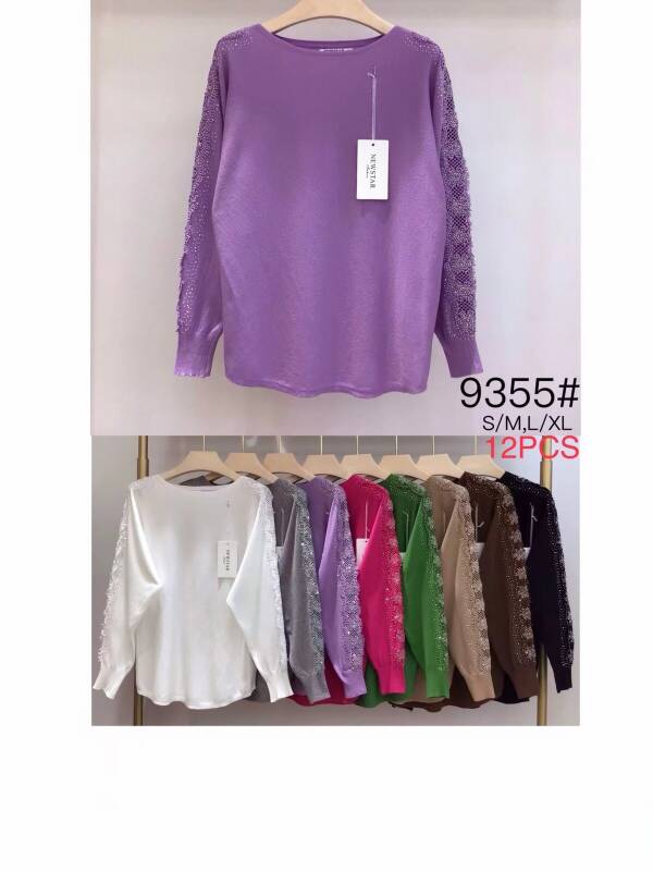 Swetry damskie Roz S/M-L/XL, Mix Kolor Paczka 12 szt