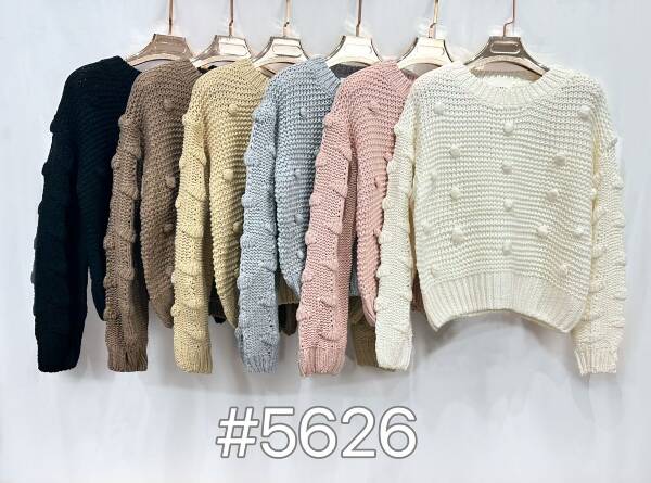 Swetry damskie Roz Standard, Mix Kolor Paczka 10 szt