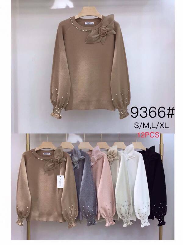 Swetry damskie Roz S/M-L/XL, Mix Kolor Paczka 12 szt