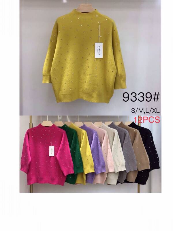 Swetry damskie Roz S/M-L/XL, Mix Kolor Paczka 12 szt