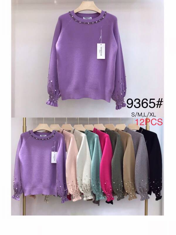 Swetry damskie Roz S/M-L/XL, Mix Kolor Paczka 12 szt
