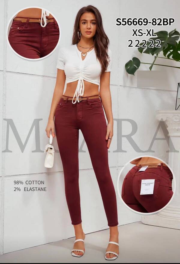 Spodnie damskie jeans Roz XS-XL, 1 Kolor Paczka 10 szt