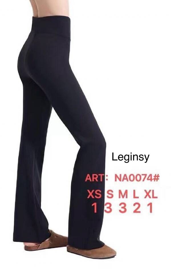 Leginsy damskie  Roz XS-XL, 1 Kolor Paczka 10 szt