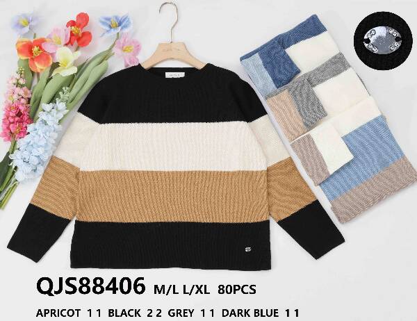 Swetry damskie (Francja produkt) Roz M/L-L/XL, Mix kolor, Paszka  10 szt