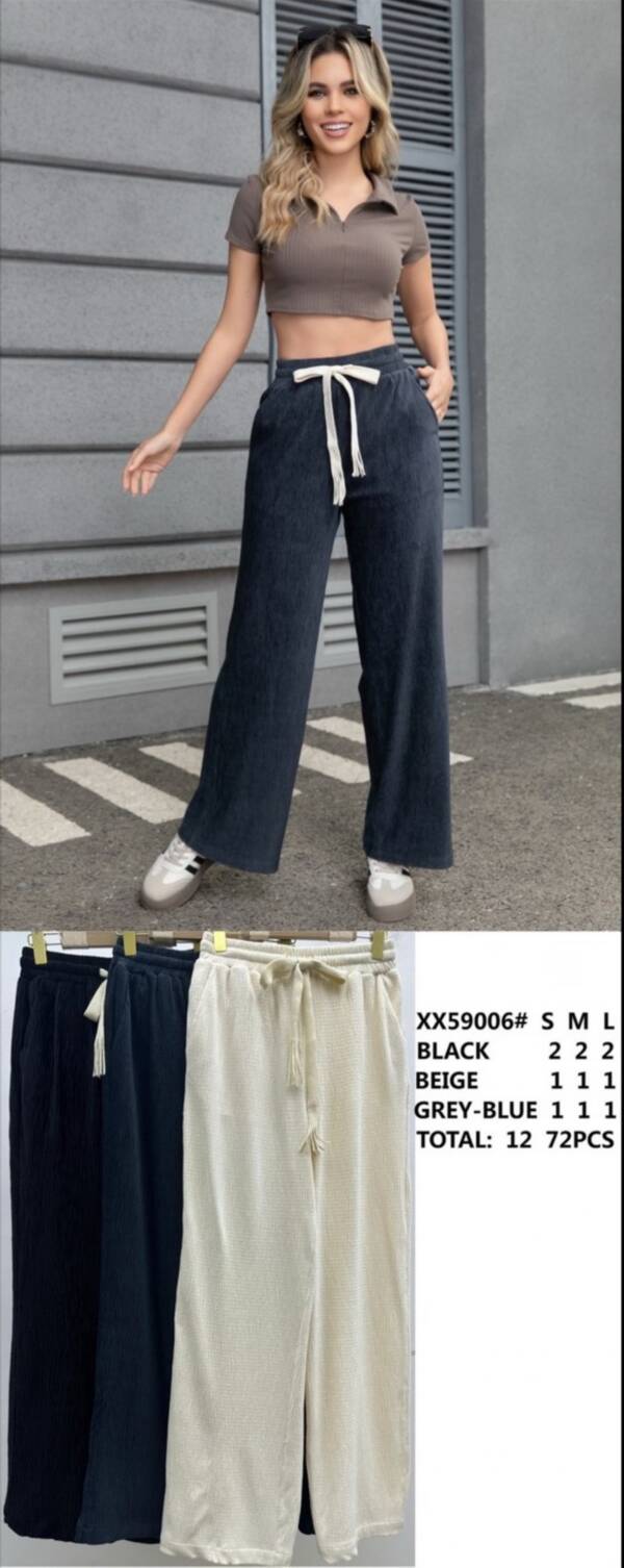 Spodnie damskie (Francja produkt) Roz S-M-L, Mix kolor, Paszka 12 szt