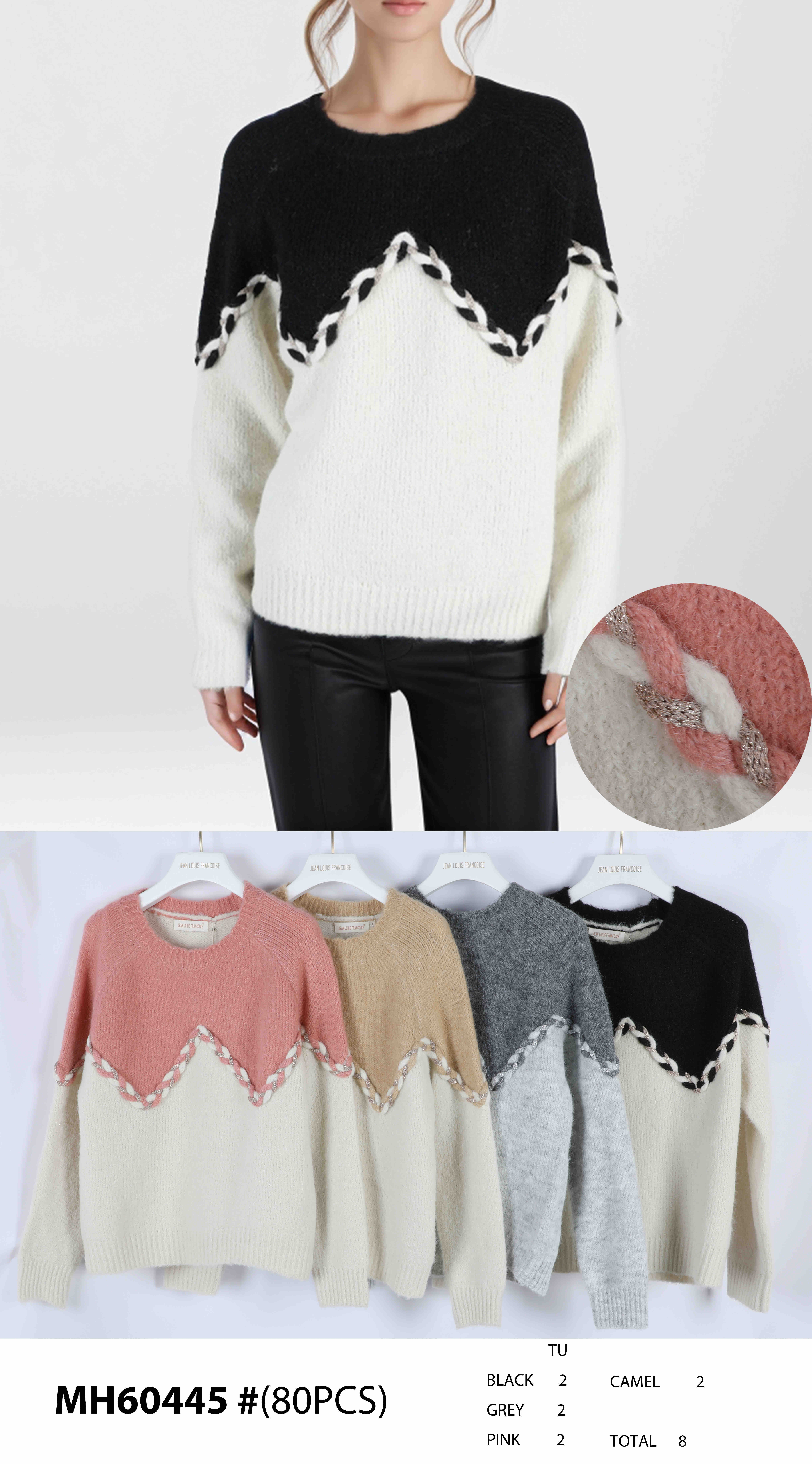 Swetry damskie (Francja produkt) Roz Standard, Mix kolor, Paszka 8 szt