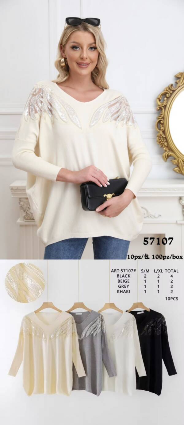 Swetry damskie Roz S/M-L/XL, Mix Kolor Paczka 10 szt