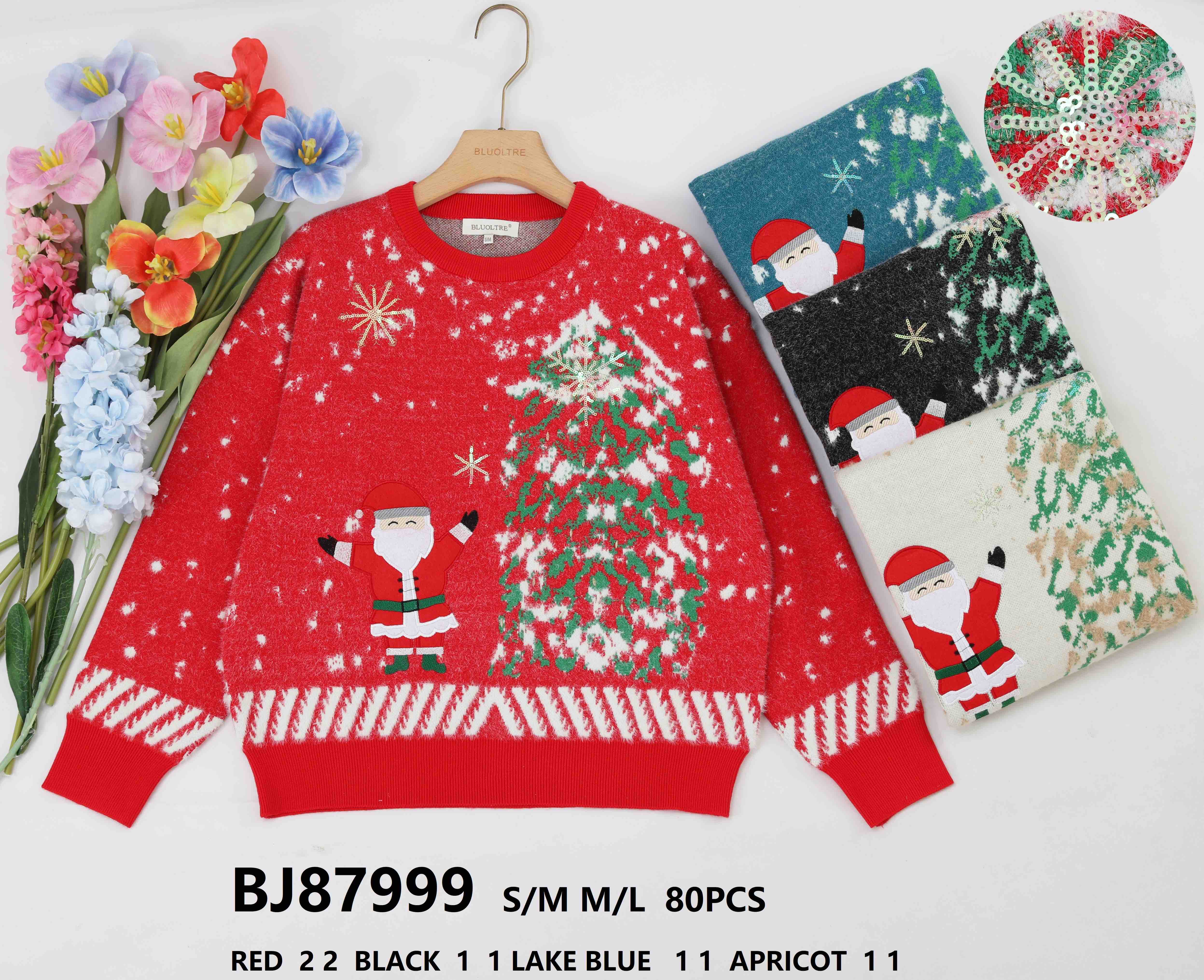 Swetry damskie (Francja produkt) Roz S/M-L/XL, Mix kolor, Paszka 8 szt
