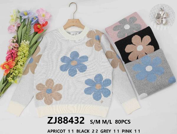 Swetry damskie (Francja produkt) Roz S/M-L/XL, Mix kolor, Paszka 10 szt