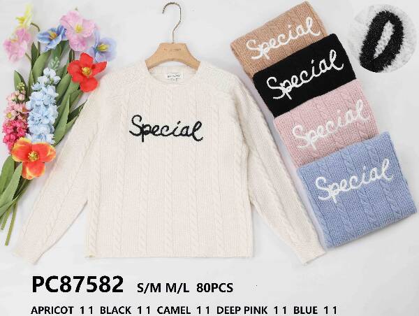 Swetry damskie (Francja produkt) Roz S/M-L/XL, Mix kolor, Paszka 10 szt