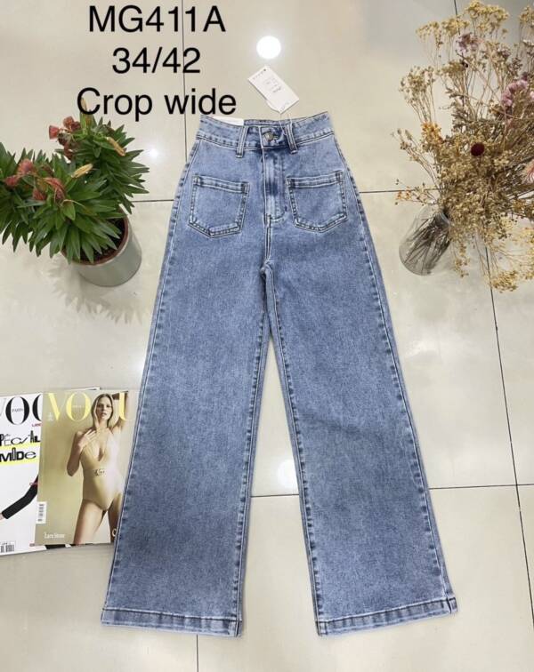 Spodnie damskie jeans Roz 34-42, 1 Kolor Paczka 10 szt