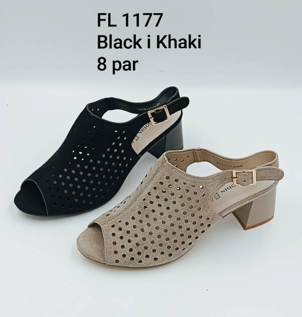 Sandały na obcasie damskie 36-41/ 8 par