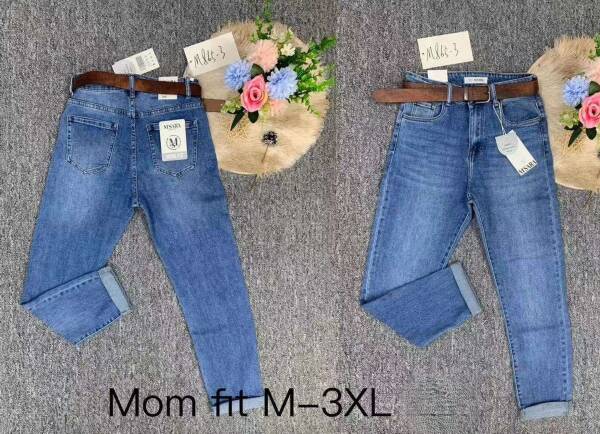 Spodnie damskie jeans Roz M-3XL, 1 Kolor Paczka 10 szt