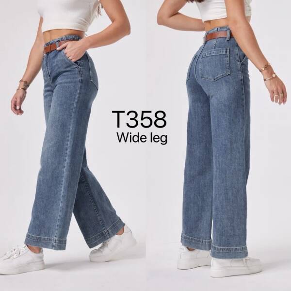 Spodnie damskie jeans Roz XS-XL, 1 Kolor Paczka 10 szt