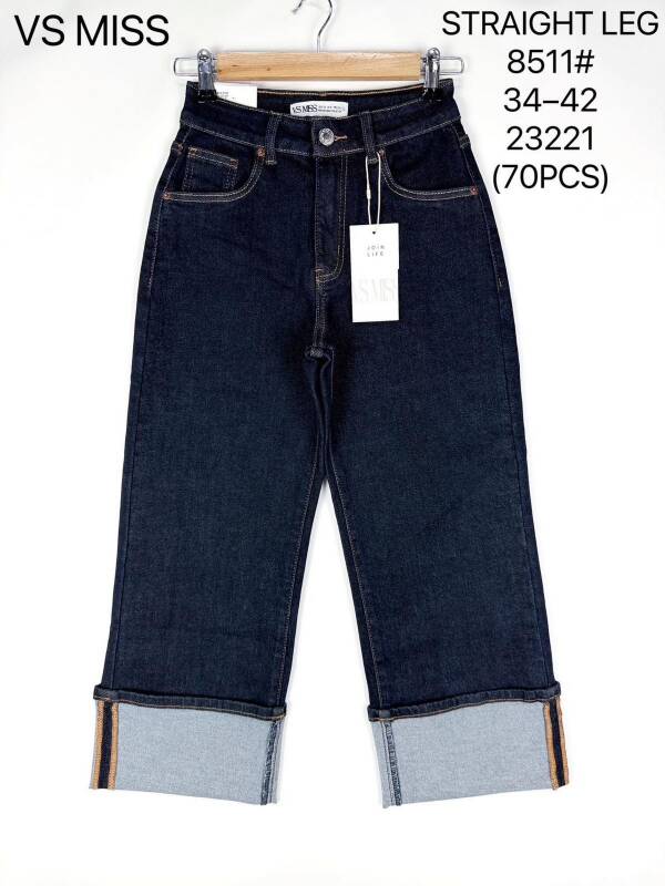 Spodnie damskie jeans Roz 34-42, 1 Kolor Paczka 10 szt