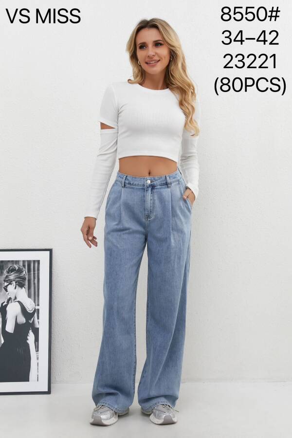 Spodnie damskie jeans Roz 34-42, 1 Kolor Paczka 10 szt