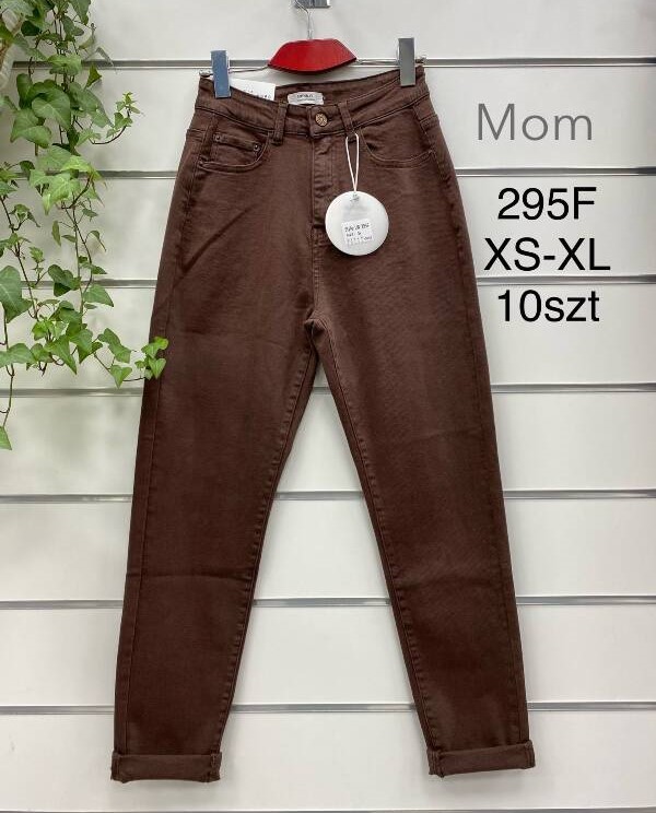 Spodnie damskie jeans Roz XS-XL, 1 Kolor Paczka 10 szt
