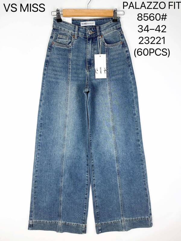 Spodnie damskie jeans Roz 34-42, 1 Kolor Paczka 10 szt