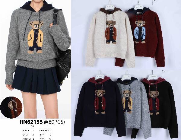 Swetry damskie (Francja produkt) Roz Standard, Mix kolor, Paszka  10 szt