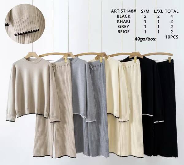 Komplet damskie Roz S/M-L/XL,  Mix Kolor Paczka 10 szt