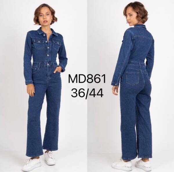Komplet damskie jeans Roz 36-44, 1 Kolor Paczka 10 szt
