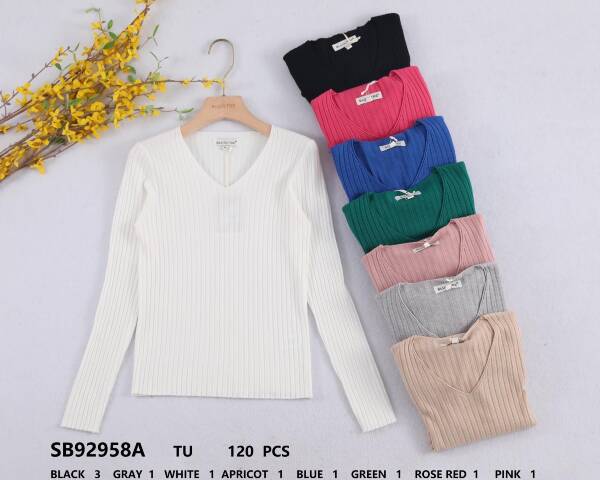 Swetry damskie (Francja produkt) Roz Standard, Mix kolor, Paszka 8 szt